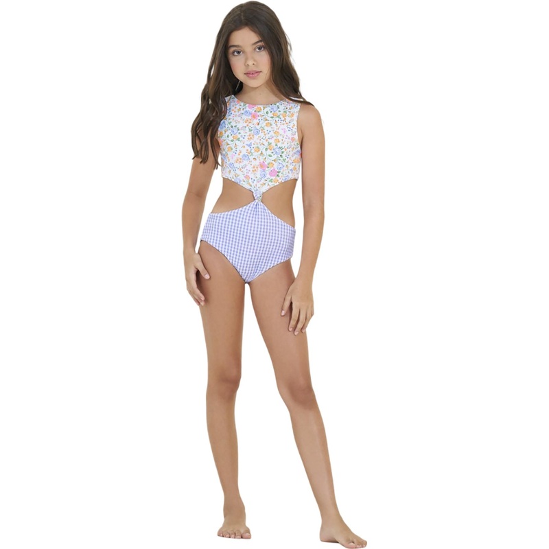 Maaji Backyard Twist One Piece Swimsuit – Girls