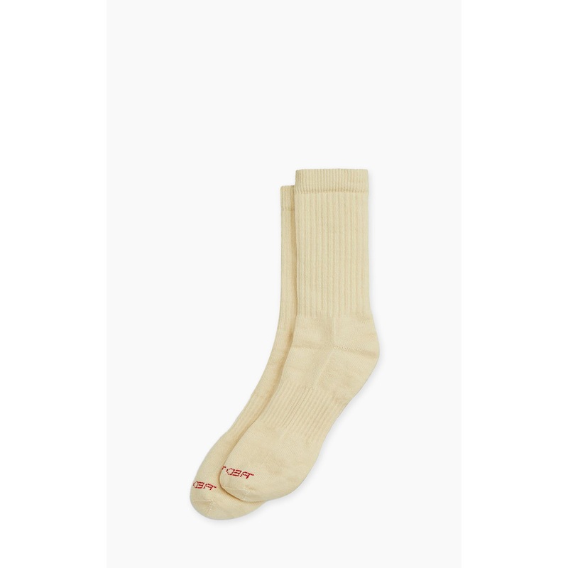 Red Wing Shoes Full Crew Socks Cream US9-US12