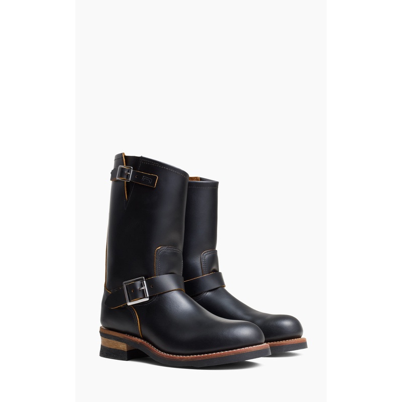 Red Wing Shoes 2966 Engineer Boot Black Klondike US9.5-UK8.5-EU42.5-JPN27.5