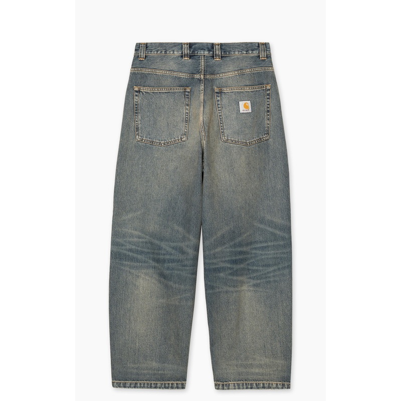 Carhartt WIP Brandon Pant Smith Denim Worn Used Wash Blue S