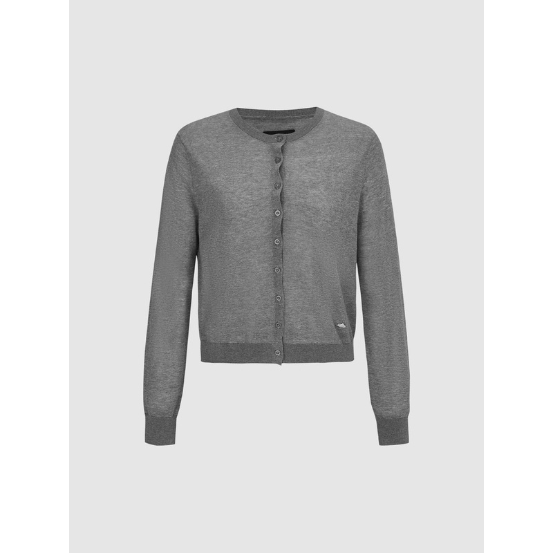 Knitted Cardigans Grey XS