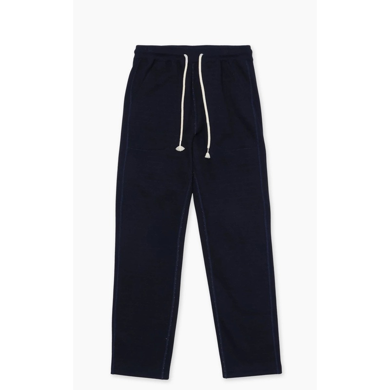 Wonder Looper Sweatpants Real Indigo Blanket Striped French Terry Indigo S