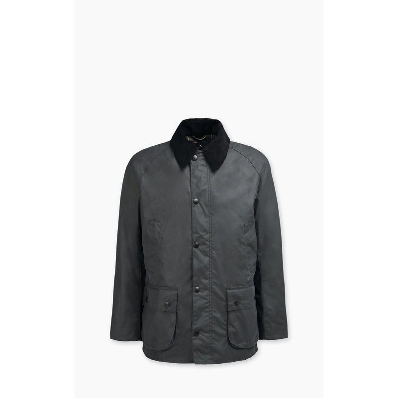 Barbour Ashby Wax Jacket Grey M