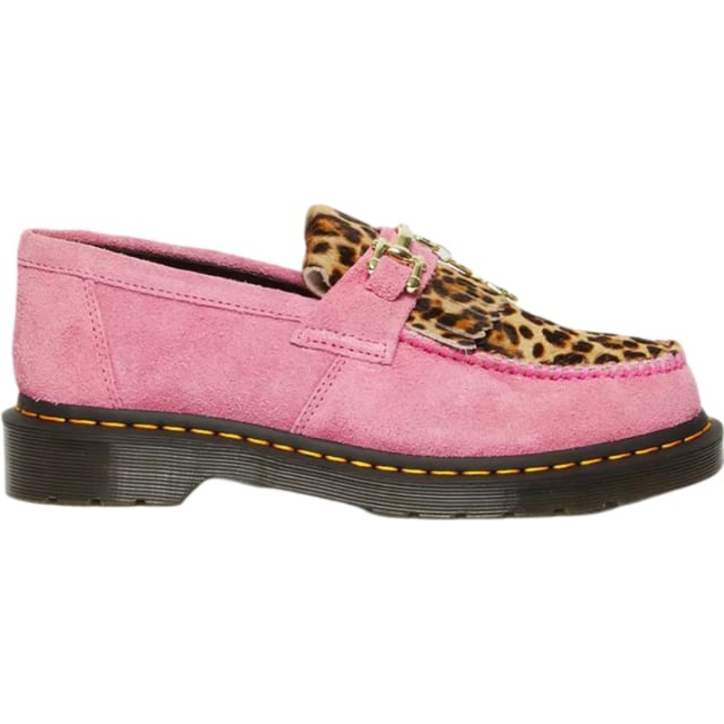 Dr. Martens Adrian Hair-On Leopard Snaffle Loafers – Unisex