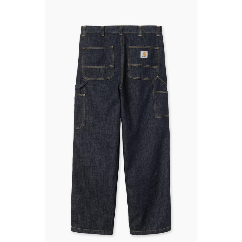 Carhartt WIP Double Knee Pant Camano Denim Rinsed Blue S