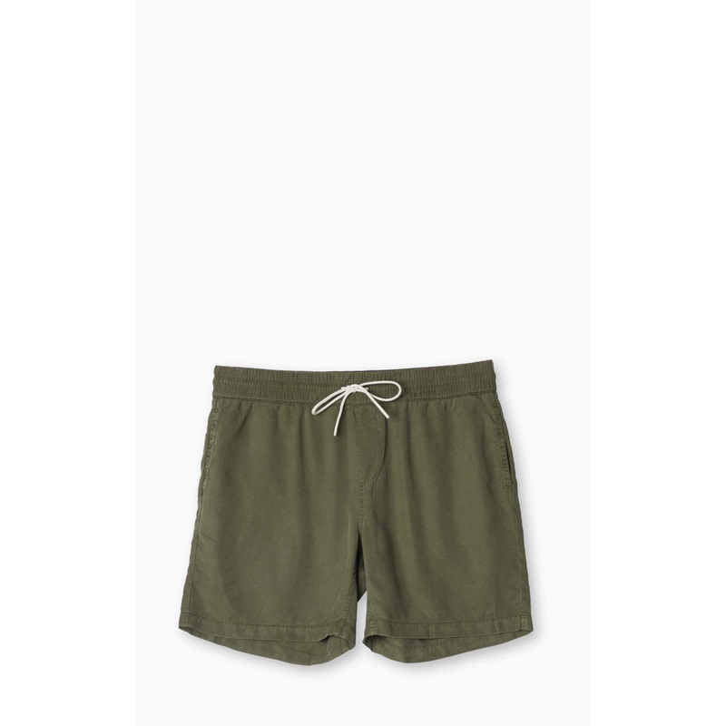 Portuguese Flannel Dogtown Shorts Olive M