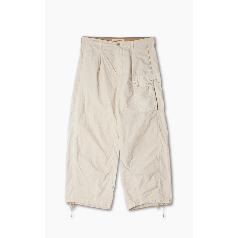 Ten C Cargo Pants Tasconato Gauze White 46/S