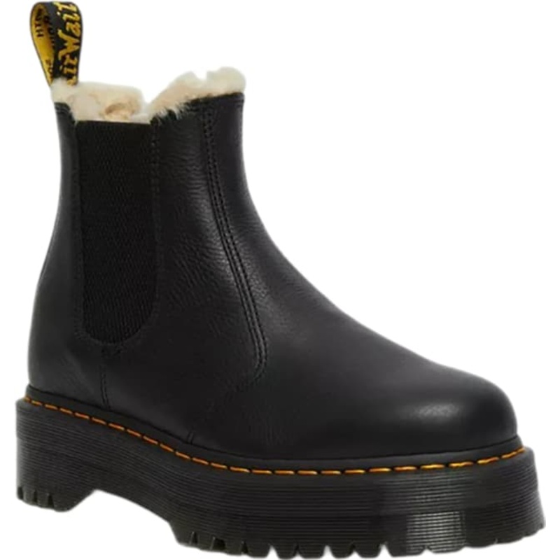 Dr. Martens 2976 Faux Fur Lined Platform Chelsea Boots – Unisex