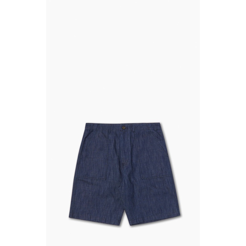 Universal Works Fatigue Short Atlantic Denim Indigo W30