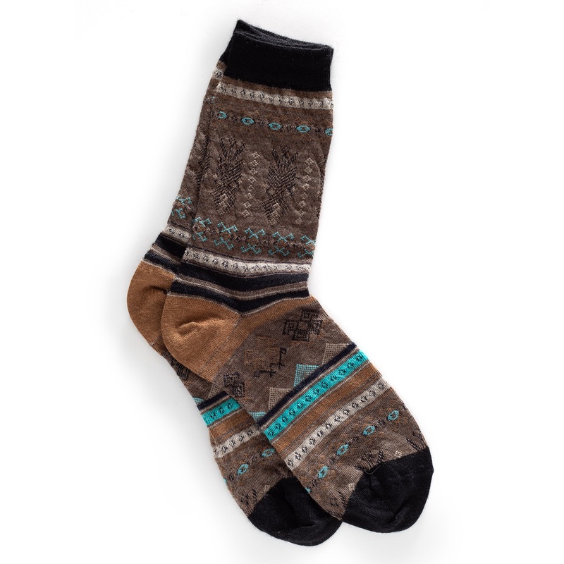 Wms Vientiane Socks Coffee One Size