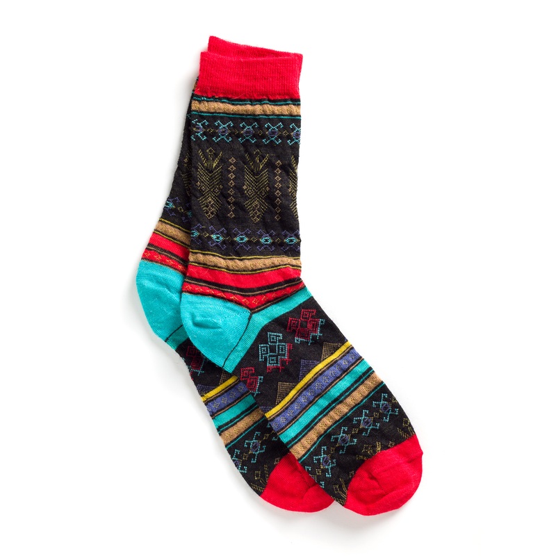 Wms Vientiane Socks Crimson One Size