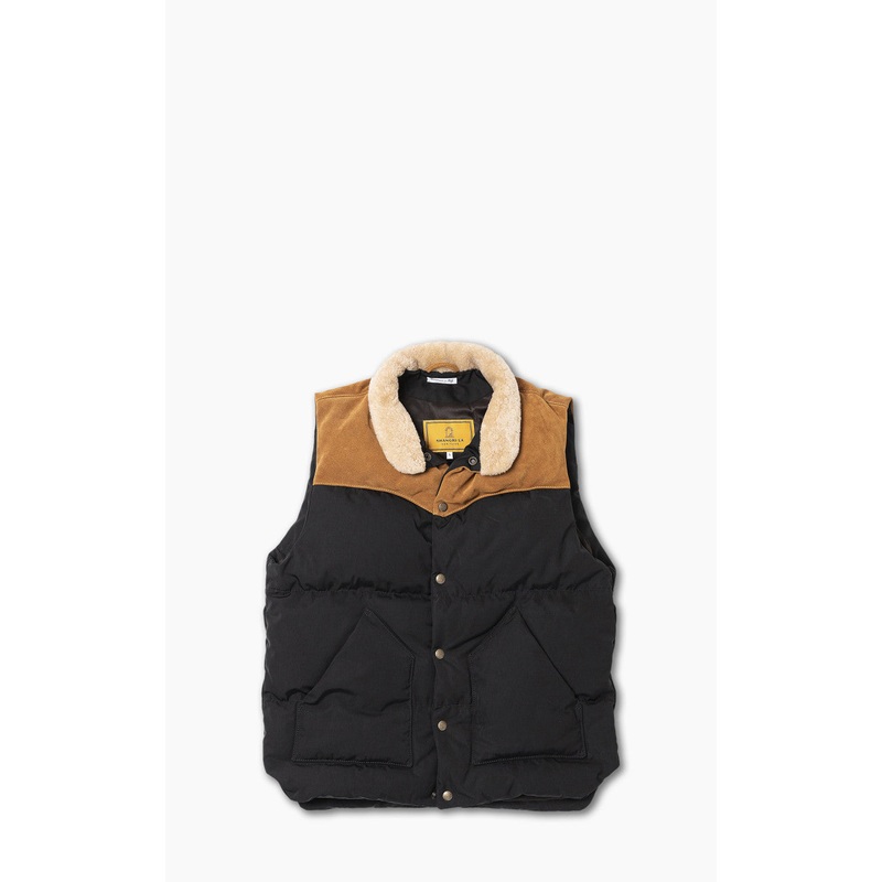 Shangri-La Heritage Bivacco Western Down Vest Black S