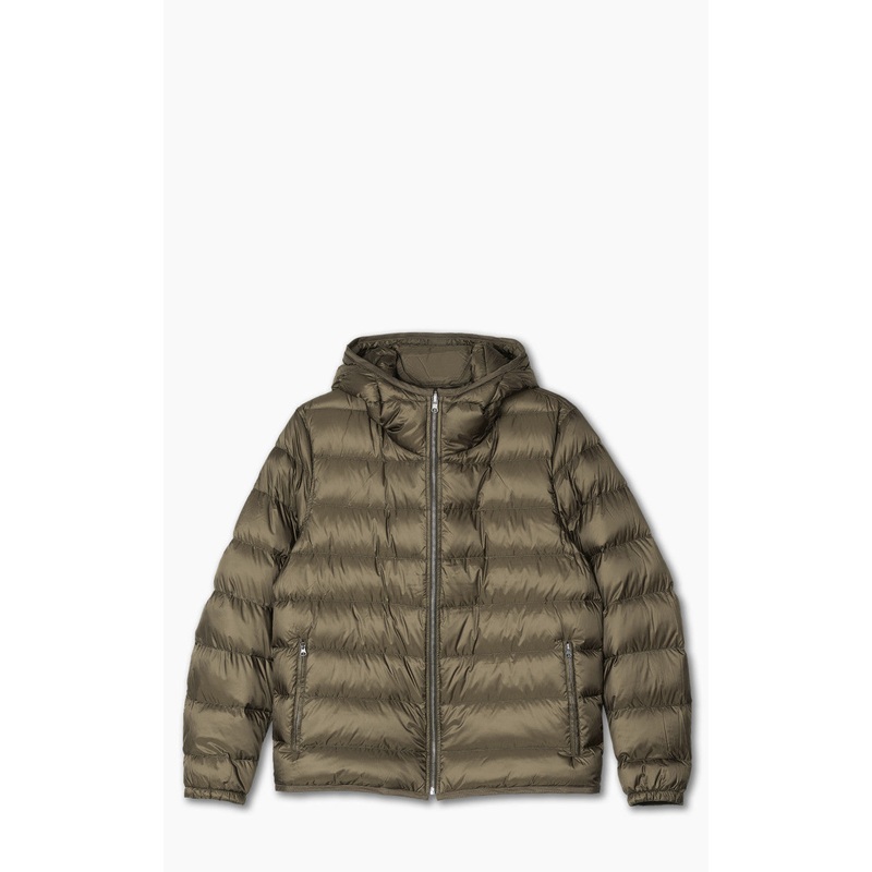 Ten C Hooded Down Liner With Pockets Olive 48/M