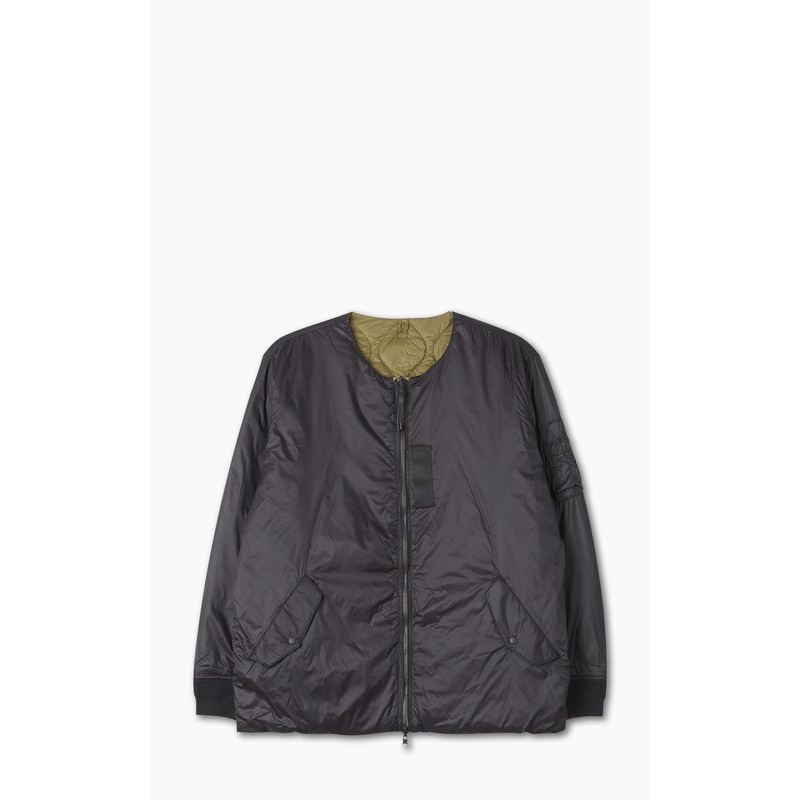 Taion x Beams Lights Reversible MA-1 Type Inner Down Jacket Black/Olive S