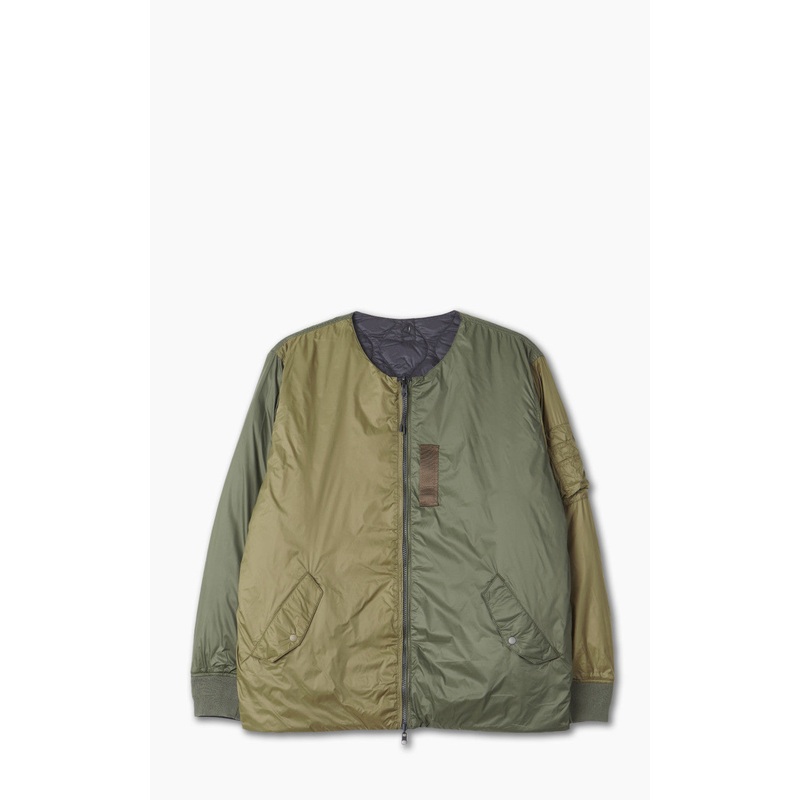 Taion x Beams Lights Reversible MA-1 Type Inner Down Jacket Cream/Black S