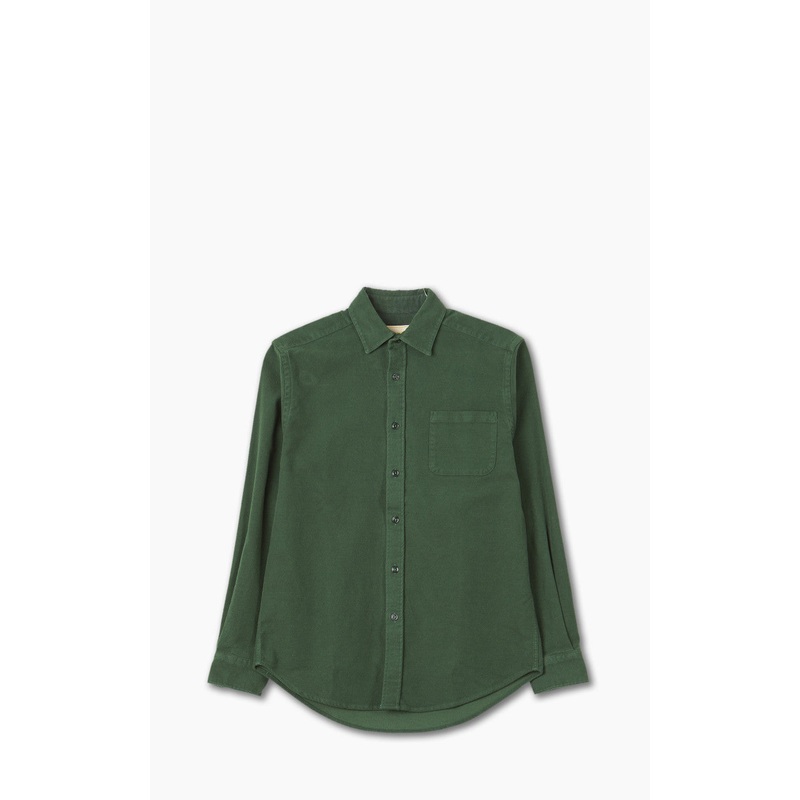 Portuguese Flannel Moleskin Overshirt Green M