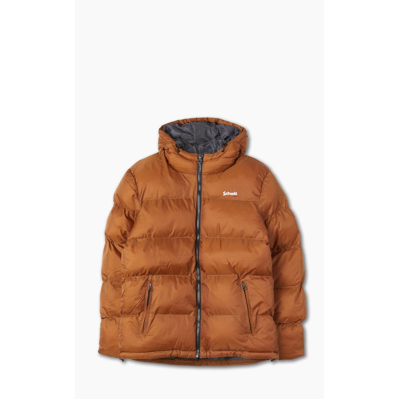 Schott NYC IDAHO2 Puffer Jacket Rust M