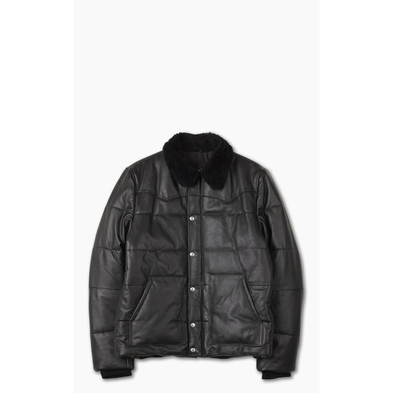 Schott NYC LCDAYTON Rancher Puffer Jacket Black/Black M