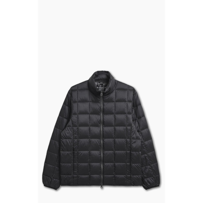 Taion HI-Neck Zip Down Jacket Black S
