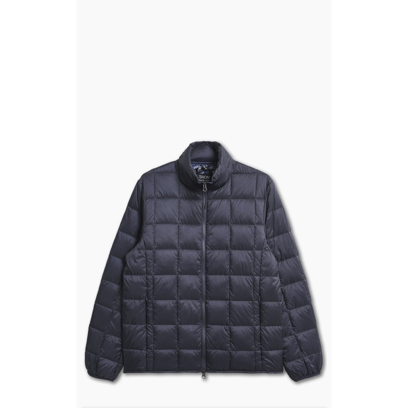 Taion HI-Neck Zip Down Jacket Navy S