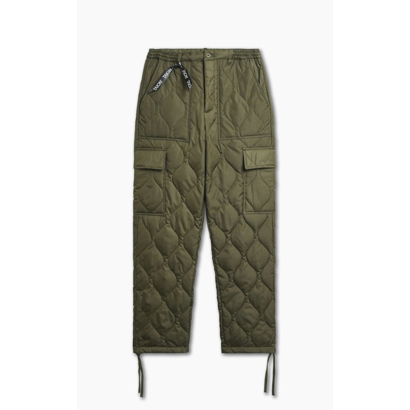 Taion Military Cargo Down Pants Dark Olive XS