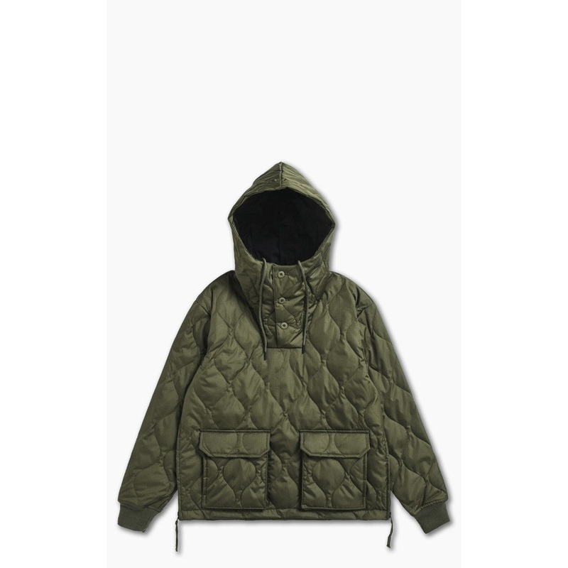 Taion Military Pull Over Hoodie Dark Olive S