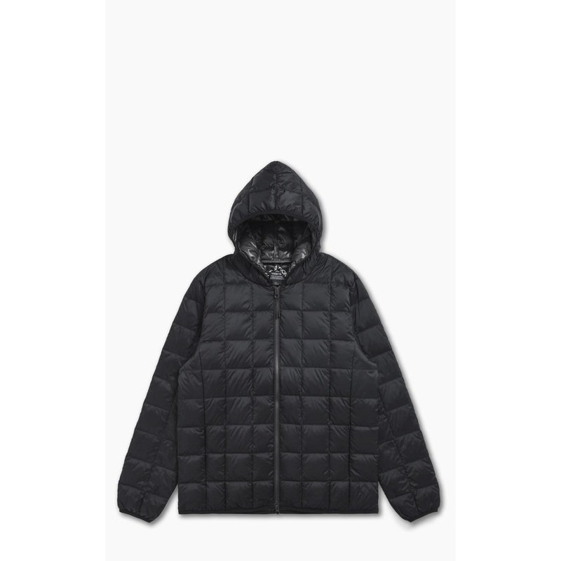 Taion Oversized Zip Down Hoodie Black S