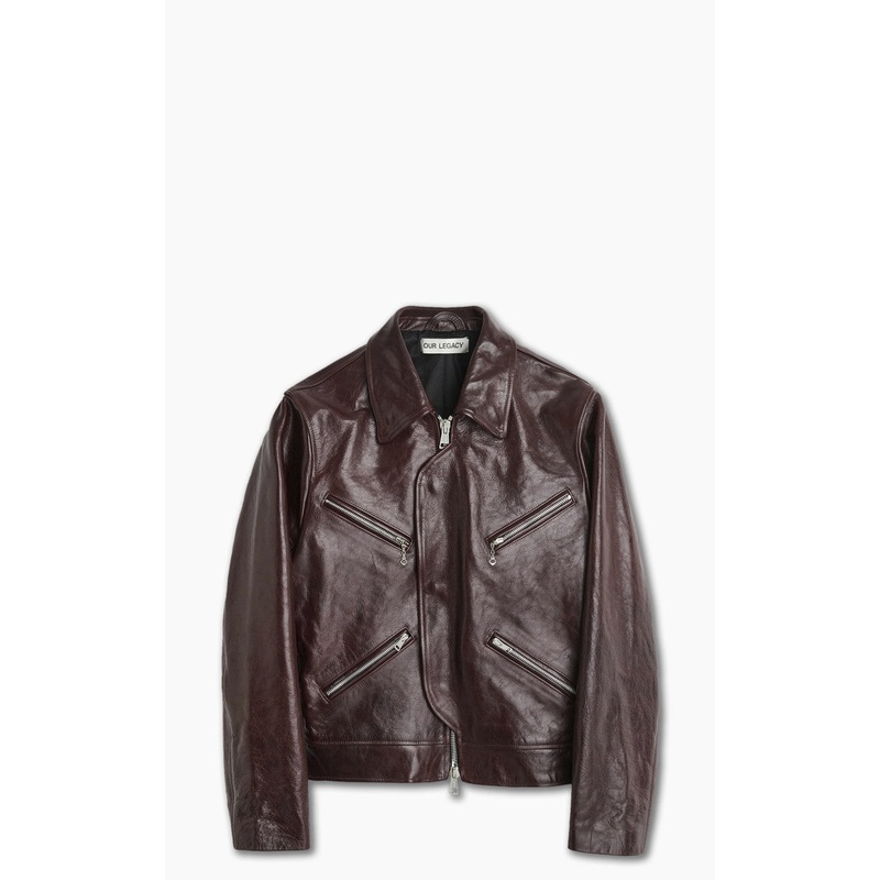 Our Legacy Demon Jacket Chianti Leather 48/M