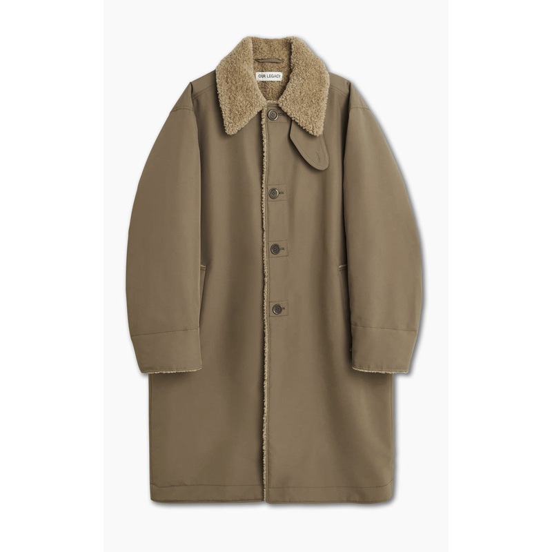 Our Legacy Polar Coat Murkey Clay Compact Tech 46/S