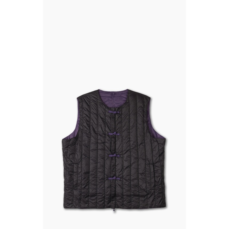 Taion x Beams Lights Reversible China Inner Vest Black/Purple S