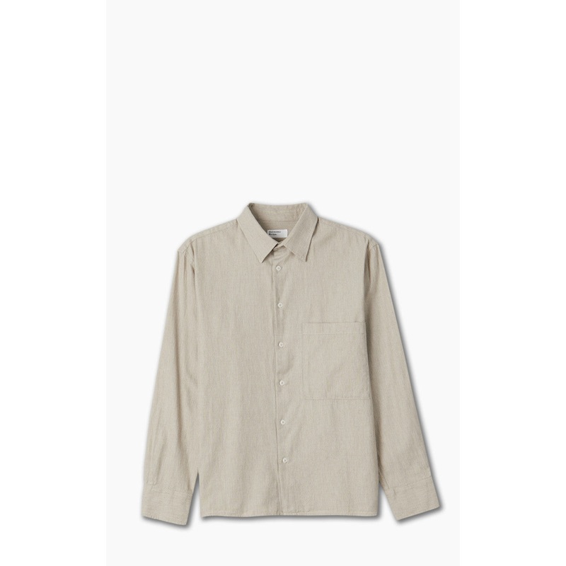 Universal Works Square Pocket Shirt Sand S
