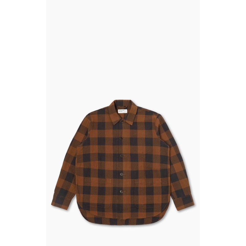 Universal Works Travail Shirt Brown M