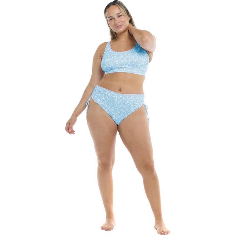 Body Glove Flowery Skies High Tide Plus Size Bikini Bottom – Women’s