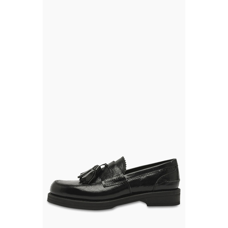 Our Legacy Tassel Loafer Black Cracked Patent Leather 41