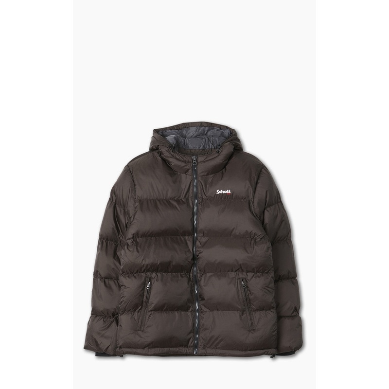 Schott NYC IDAHO2 Puffer Jacket Dark Brown S