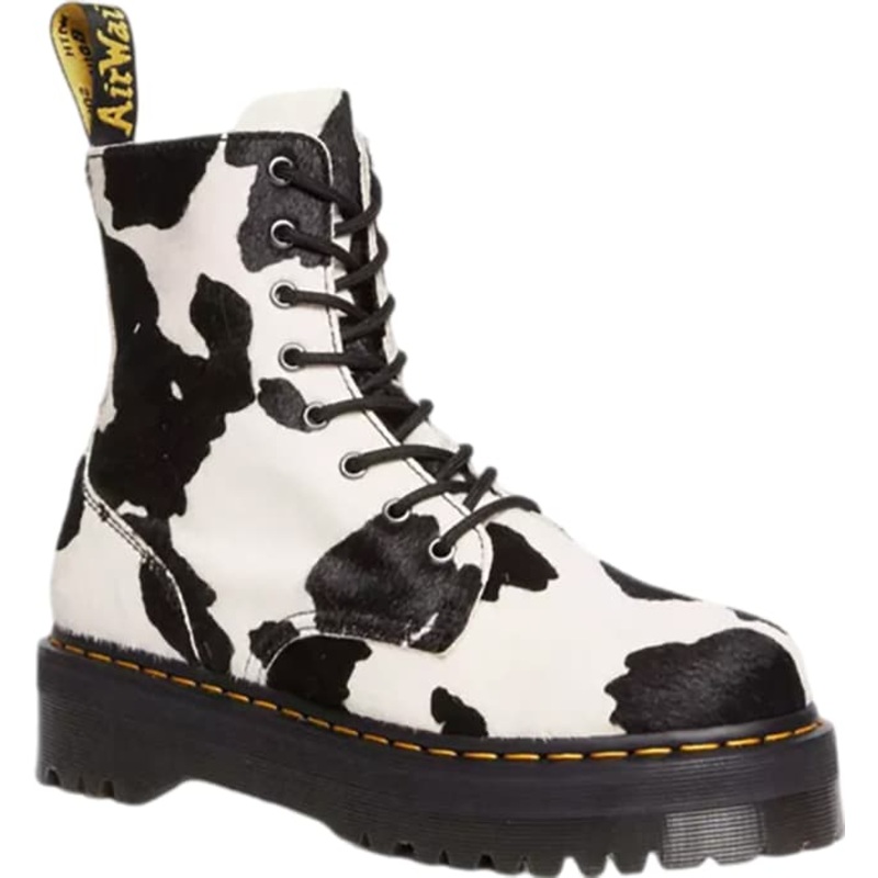 Dr. Martens Jadon Hair-On Cow Print Platform Boots On Sale – Unisex On Sale
