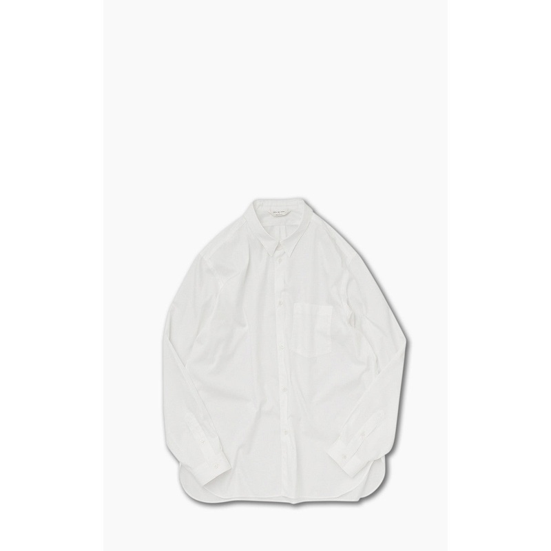 Still By Hand Regular Collar Shirt White 1