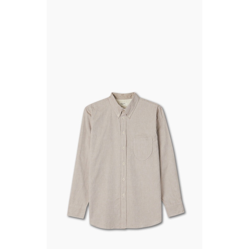 Universal Works Daybrook Shirt Organic Oxford Sand S