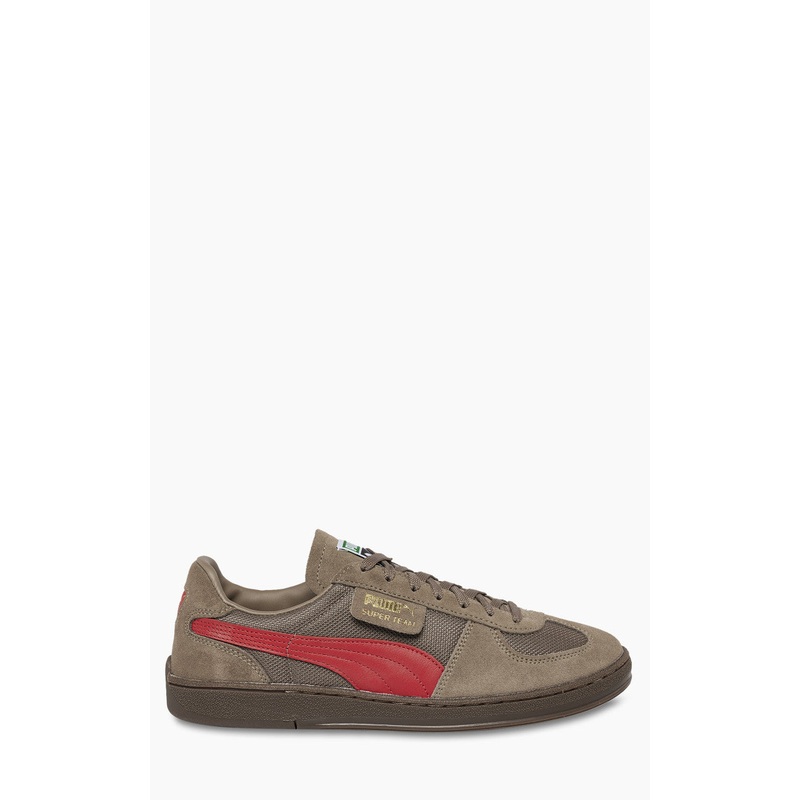 Puma Super Team OG Totally Taupe/For All Time Red UK4.5-US5.5-EUR37.5-CM23.5
