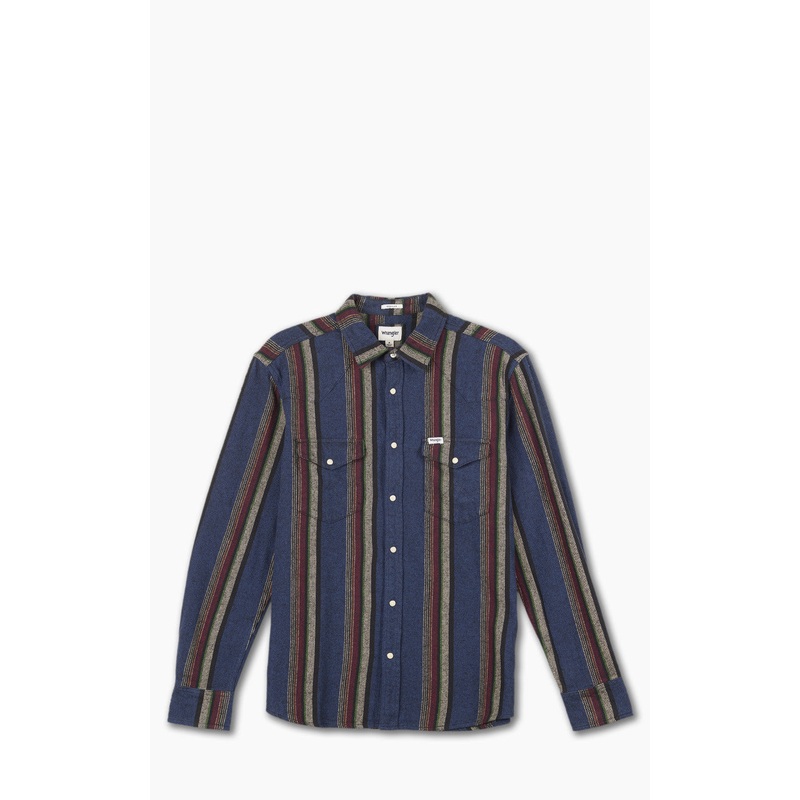Wrangler L/S Western Shirt Navy S