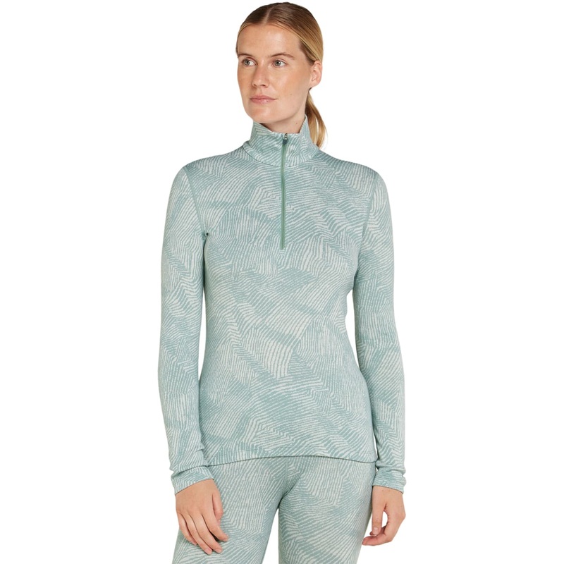 icebreaker Merino 260 Vertex Frozen Forms Long Sleeve Half Zip Thermal Top – Women’s