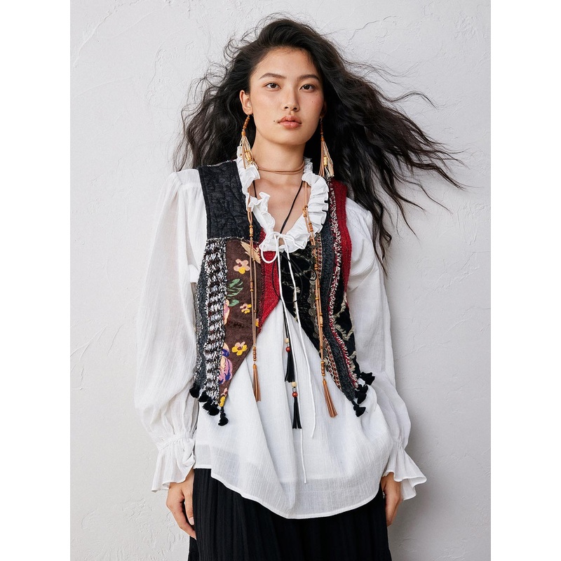 Knitted Vests Multi-Color XS