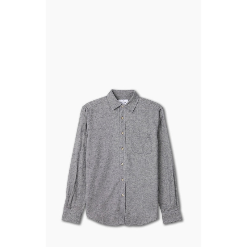 Portuguese Flannel Teca Shirt Light Grey S
