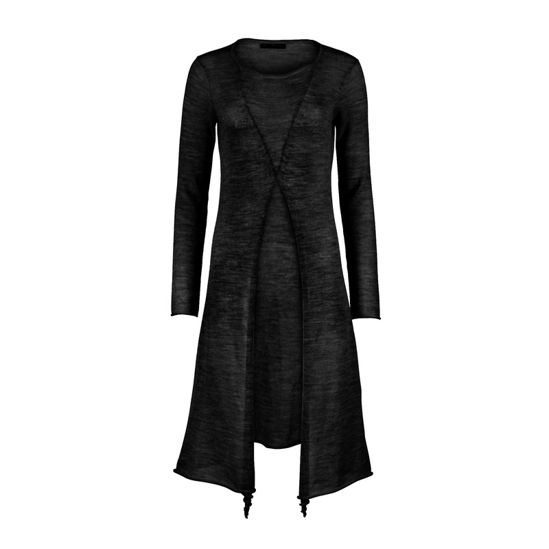 Alpaca Flyaway Tunic Black XS