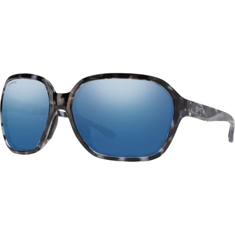 Smith Optics Whitney Sunglasses – Sky Tortoise – ChromaPop Polarized Blue Mirror Lens – Women’s