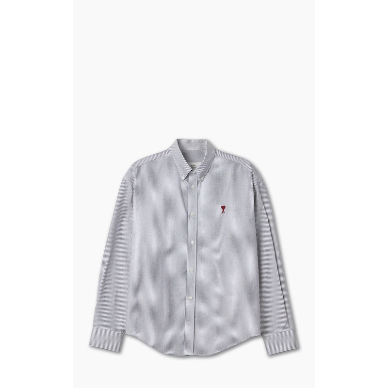 AMI Paris Ami De Coeur Boxy Fit Shirt Black/Natural S