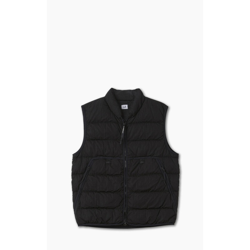 C.P. Company Eco-Chrome R Down Vest Black 48/M