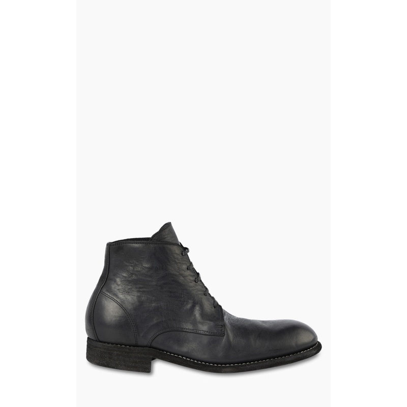 Guidi 993 Leather Laced Up Ankle Boot Black 40