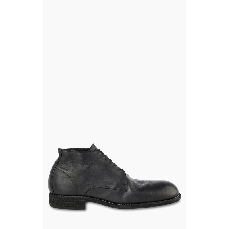 Guidi 994 Leather Desert Ankle Boot Black 40