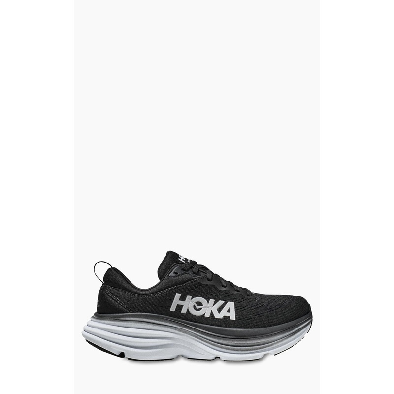 HOKA Bondi 8 Black/White UK7-US7.5-EUR40 2/3-CM25.5